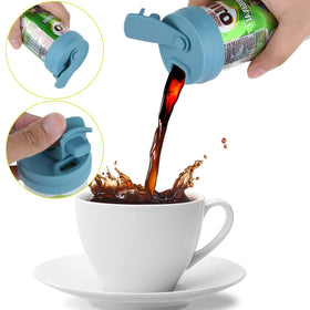 CM slim can lid on a skinny can demonstrates spill prevention.