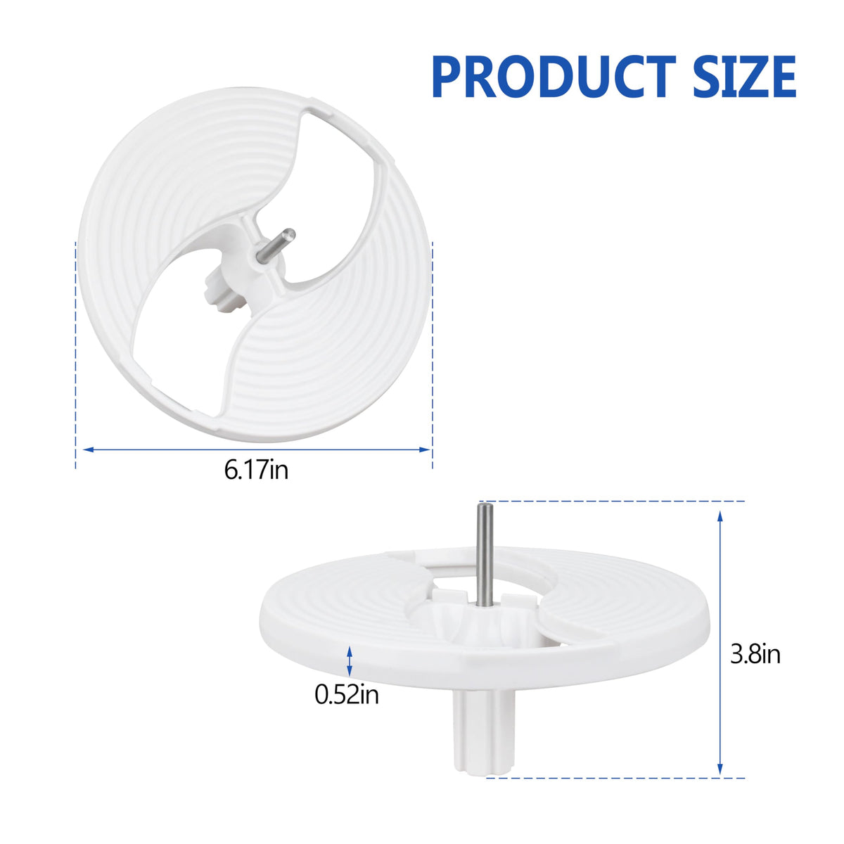 CMENINCY 7051-145 disc holder for Braun K600/K650/K700 supports quick swaps.