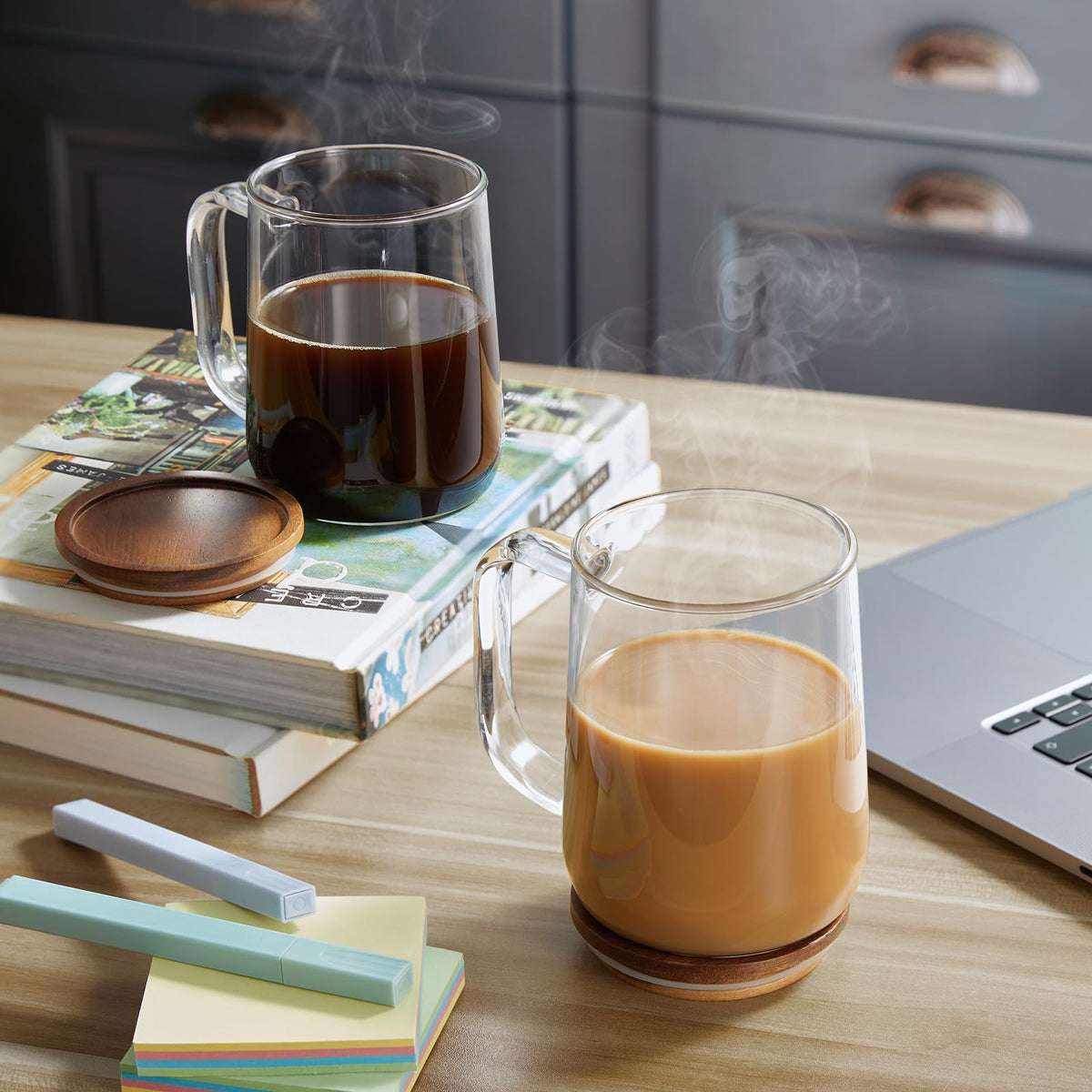 CMLKLZD 16 oz mug fits under most machines for quick coffee rituals.