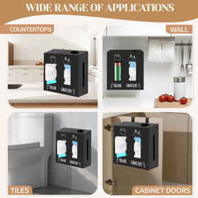 No assembly required with included hooks and non-slip feet.
