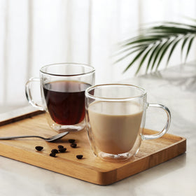 CNGLASS mug is microwave and dishwasher safe for easy care.