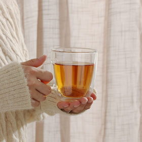 CNGLASS borosilicate glass mug for clarity, durability, and everyday use.