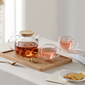 CNGlass borosilicate glass teapot built for durability