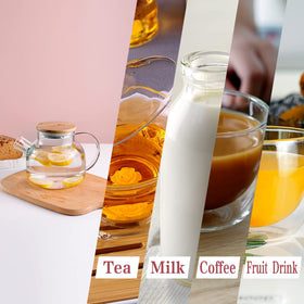 CNGLASS easy-care teapot with smooth surfaces for simple cleaning.