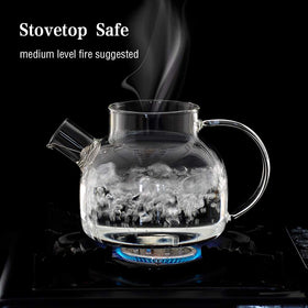 CNGlass clear teapot makes a thoughtful gift for tea lovers