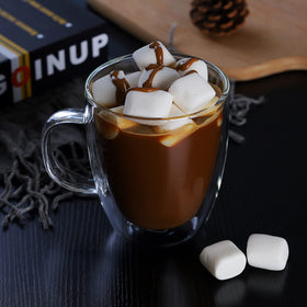 CNGLASS cozy kitchen scene with mug, perfect for daily coffee ritual.