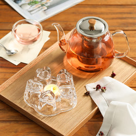 CNGLASS teapot is dishwasher and microwave safe for easy cleanup