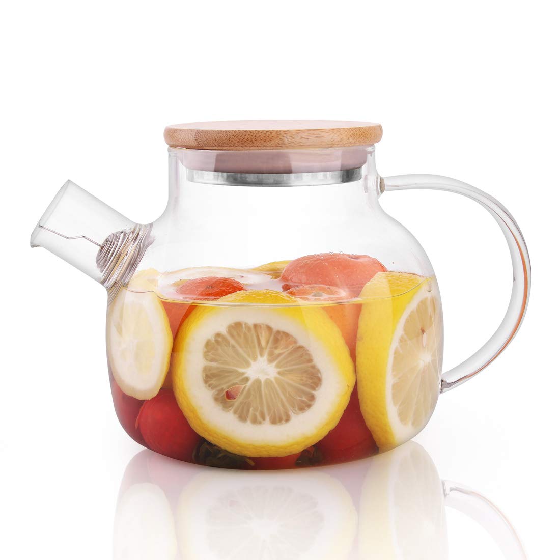 CNGLASS glass teapot with stovetop-safe design for quick, flavorful brews.