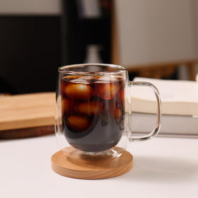 CNGLASS latte and cappuccino mug set for daily rituals
