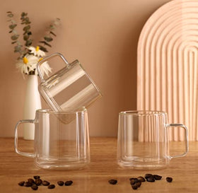CNGLASS microwave and dishwasher safe mug for easy cleaning