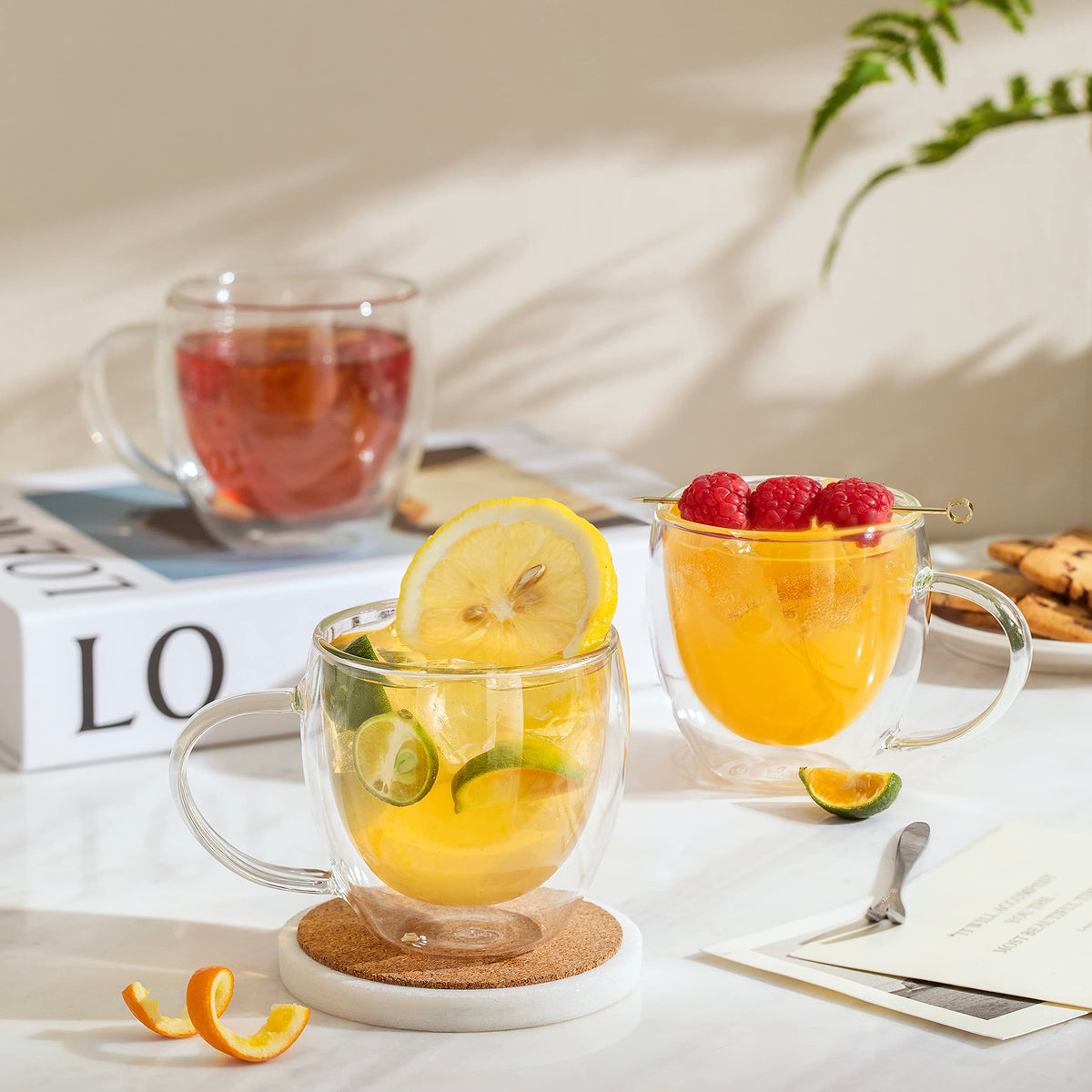 CNGLASS mugs are microwave and dishwasher safe for easy cleaning.