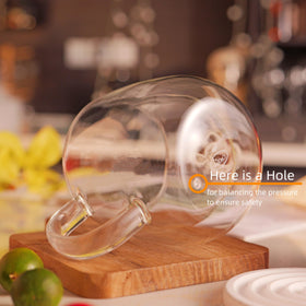 CNGLASS microwave and freezer safe mug for versatile serving.