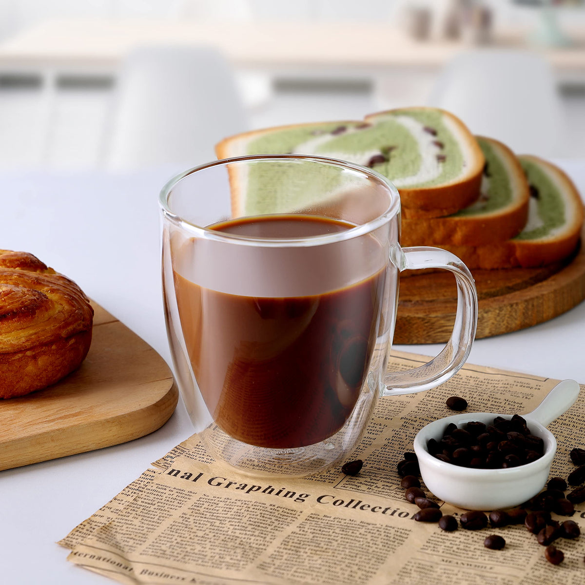 CNGLASS set of 4 mugs in a gift box, ready for gifting or daily use.
