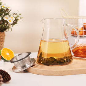 CNGLASS teapot ergonomic handle for secure pouring grip