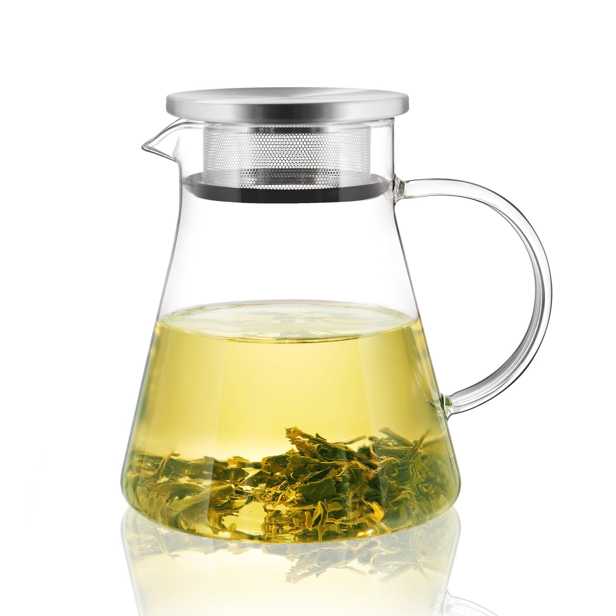 CNGLASS teapot stovetop safe; easy brewing on gas or electric stoves