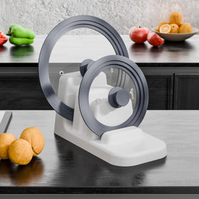 CnSneg silicone knob lid for easy handling and compact storage.