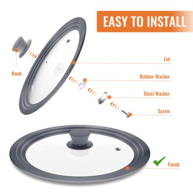 CnSneg tempered-glass lid closeup shows clear view without lifting.