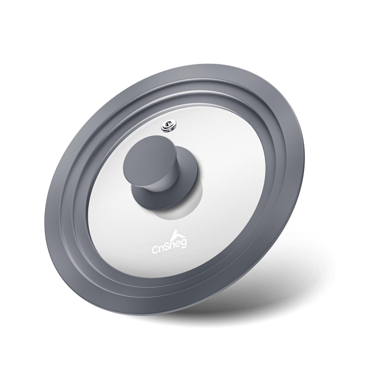 CnSneg universal lid 7-inch fits pots and pans with durable heat-ready design.