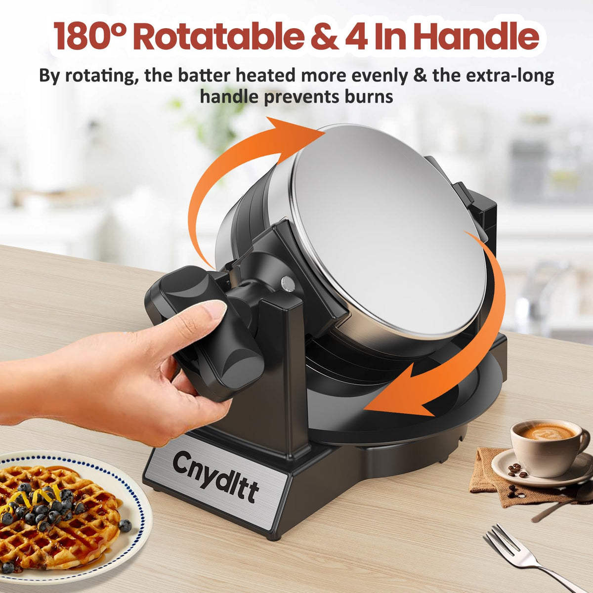 Cnydltt safety features include lock and cool-touch handles.