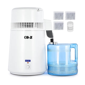 CO-Z 1.1 gallon water distiller exterior on a kitchen counter for easy daily use.