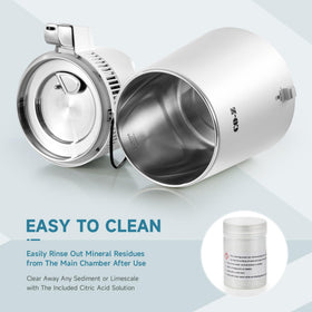 CO-Z distiller graphic of ventilation fan ensures smooth operation