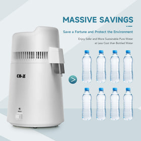 CO-Z distiller with included chamber cleaner supports simple interior maintenance