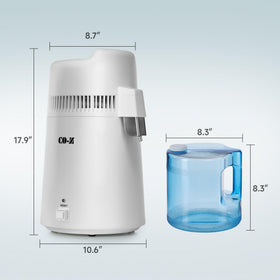 CO-Z 6L distiller with safe materials for hygienic home use