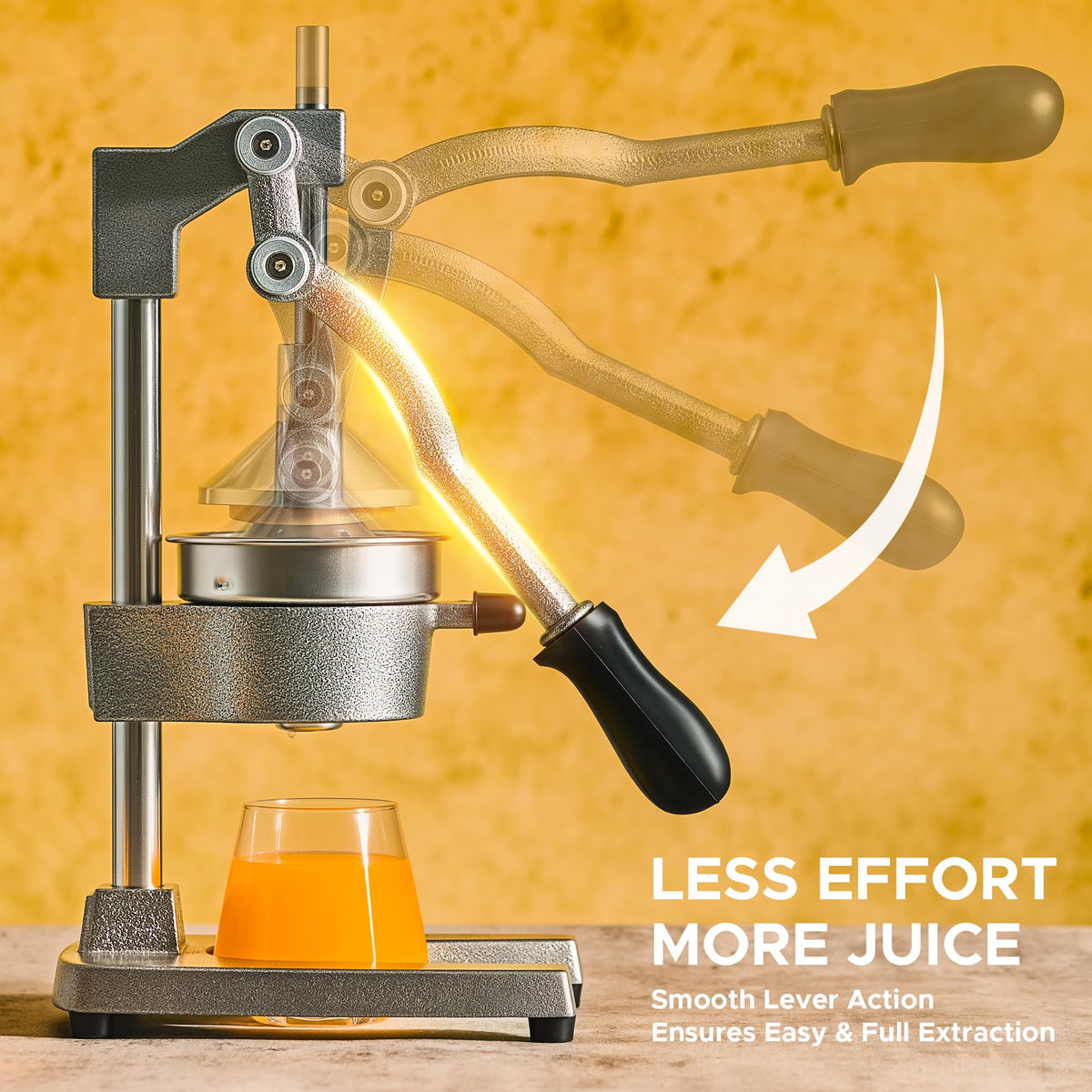 CO-Z juice cone concentrates juice for efficient citrus extraction