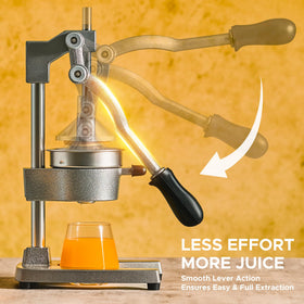 CO-Z juice cone concentrates juice for efficient citrus extraction