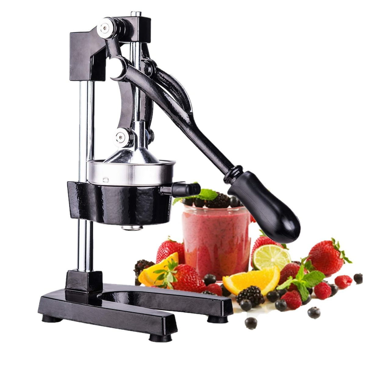 CO-Z manual citrus juicer nonslip base keeps press steady.