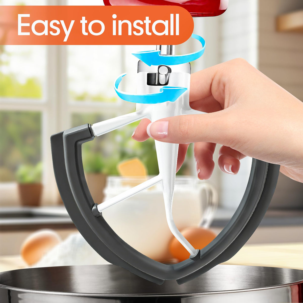 COADOW multi purpose beater handles cookies, cakes, frostings, and mash.