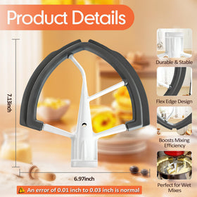 COADOW non-stick coating cleans quickly and rinses away after mixing.