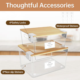 COAZEX includes six premade and six blank stickers for labeling.