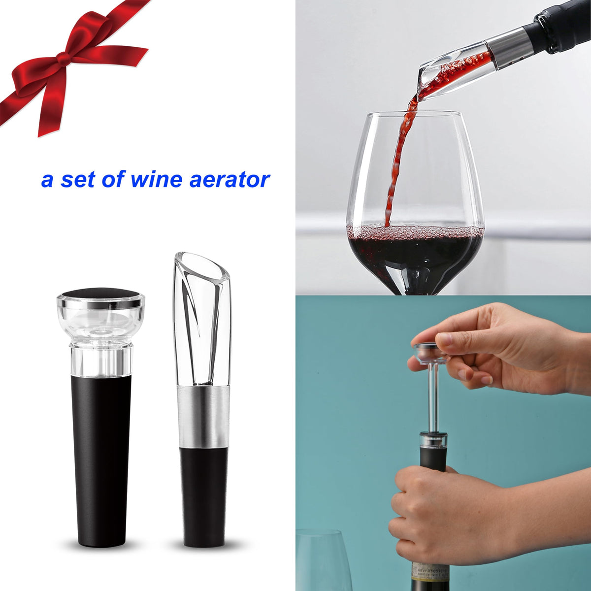 Cobalance wine chiller bottle insertion demonstrates simple setup