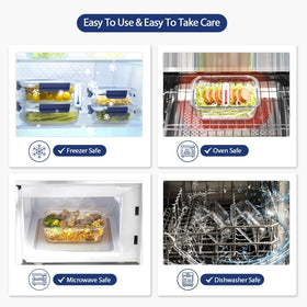 coccot BPA-free and lead-free glass keeps food storage chemical-free.
