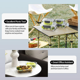 coccot BPA-free and lead-free glass storage