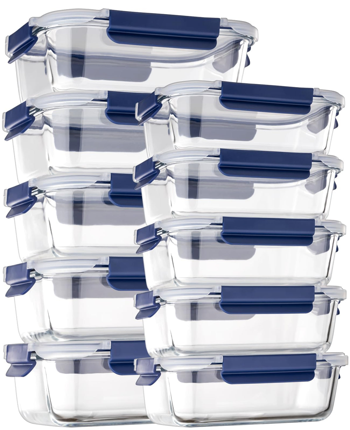 coccot glass containers with airtight lids for fresh meal prep and on-the-go lunches.