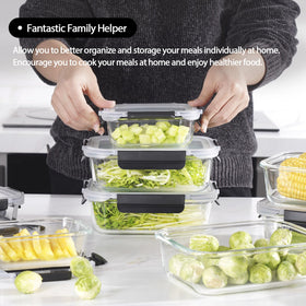 coccot hinged-lid airtight seal for easy opening and freshness