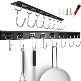 Cociat utensil rack 17-inch front view shows space-saving kitchen organization.