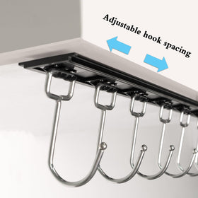 Cociat utensil rack black finish complements any decor while resisting moisture.