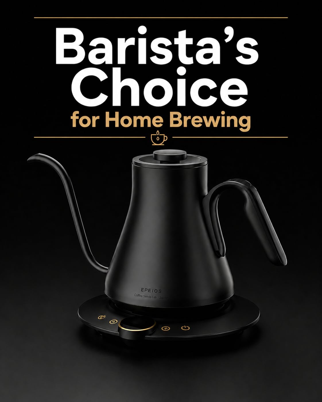 Cocinare Gooseneck Kettle internal stainless steel for safe daily use.