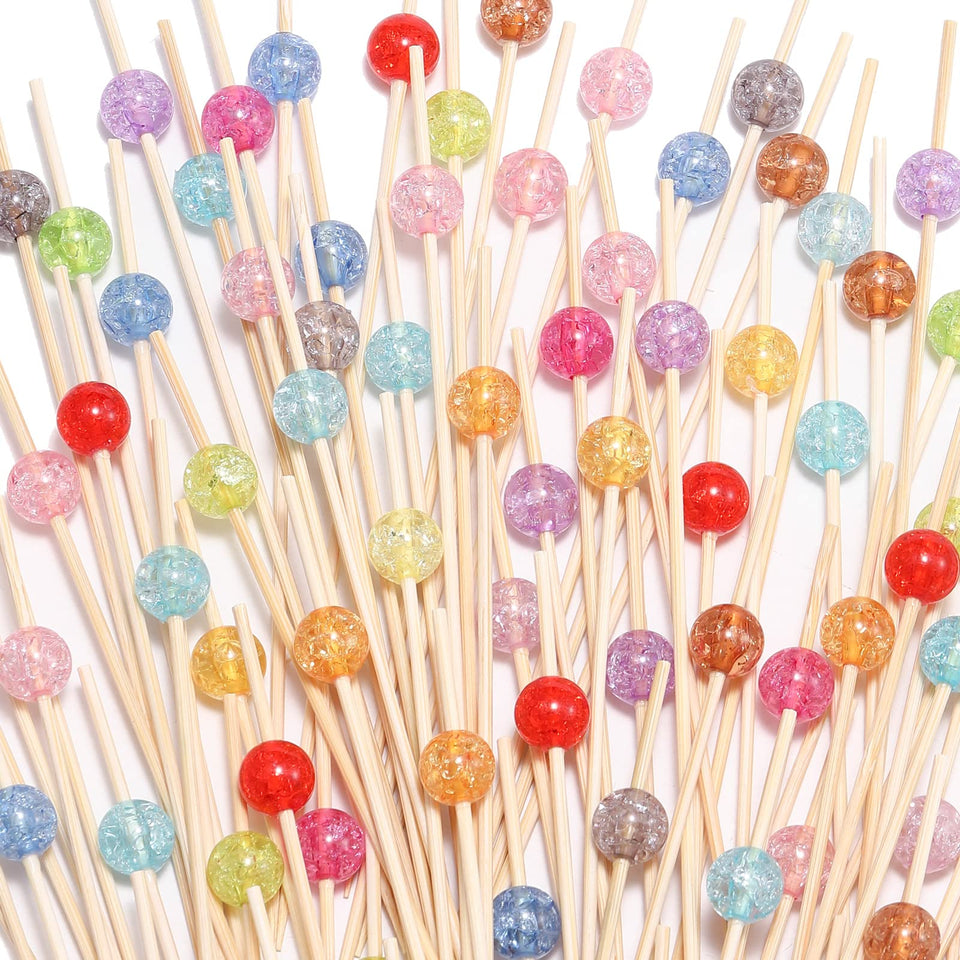 CockStixs 200-piece bamboo cocktail picks in packaging for organized party prep