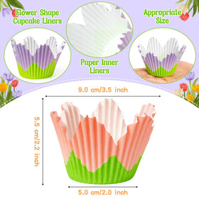 COcnny 2.2 inch height liners ideal for easy handling at parties.