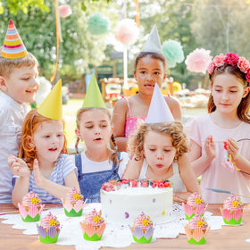 COcnny flower patterned cupcake liners suitable for gifts and dessert tables.