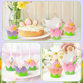 COcnny flower liners for snack stations and bake sales.