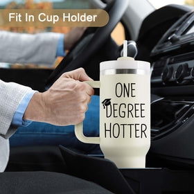 COCOGIFTS Go-anywhere 40oz tumbler fits most cup holders.