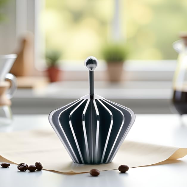 In-use Codale presser shown in pour-over setup for steady flow