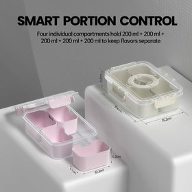 CODIEKEY Snackle Box dishwasher and fridge safe for everyday storage.