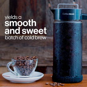 COFFEE BEAR dishwasher-safe components for easy cleanup