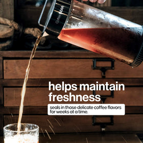COFFEE BEAR infuses loose leaf tea with the filter